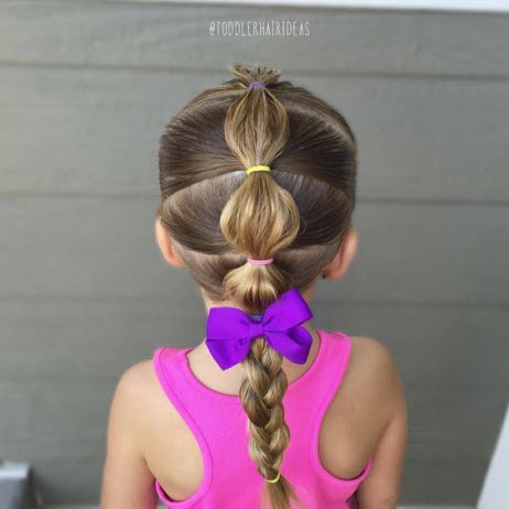 Hairstyles to school: photo