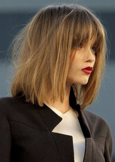 Photo of hair with bangs