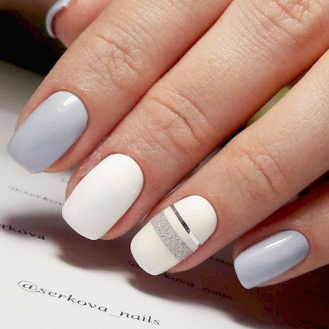 Fashion trends of spring manicure for short nails
